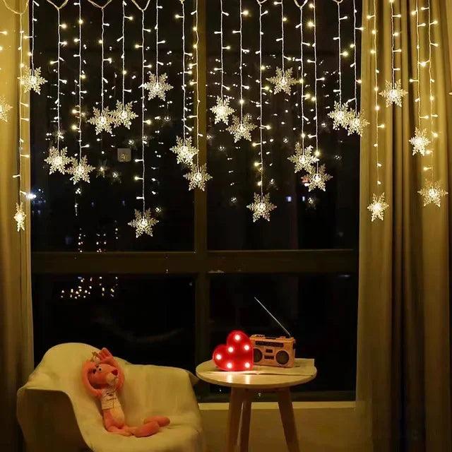 Solar Moon Star LED Curtain Lights - Dabfavshop