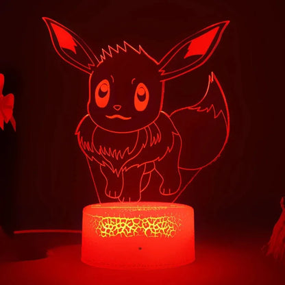 Pokémon 3D LED Base Color Changing Luminaria - Dabfavshop