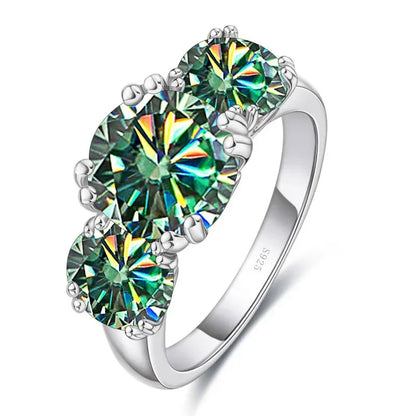 2CT Moissanite Ring VVS1 Lab Diamond Solitaire Ring Dabfavshop