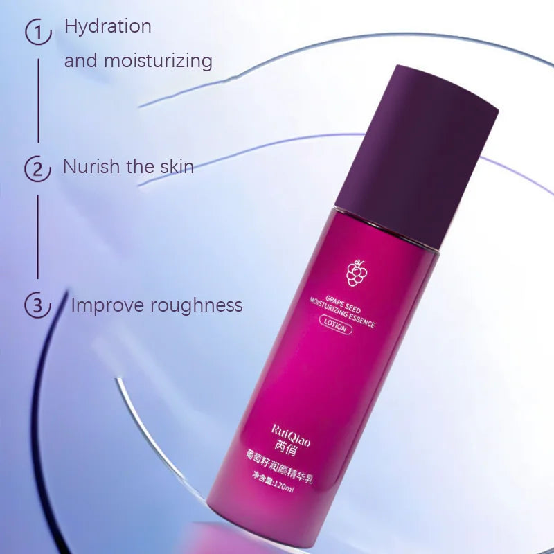 Grape Seed Moisturizing essence Emulsion Firming, Moisturizing, Whitening and Anti aging essence Emulsion Skin Care Dabfavshop