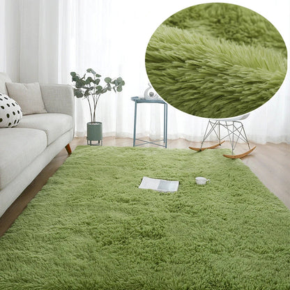 RainbowCloud Plush Rug – Soft, Fluffy & Vibrant! Dabfavshop