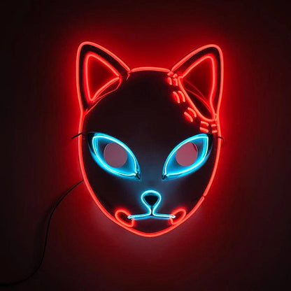 LED Luminous Fox Mask - Halloween Party Must-Have! - Dabfavshop