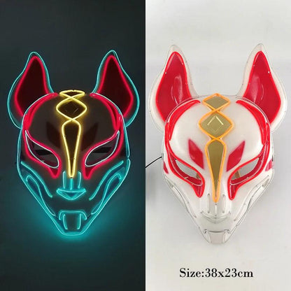 LED Luminous Fox Mask - Halloween Party Must-Have! - Dabfavshop