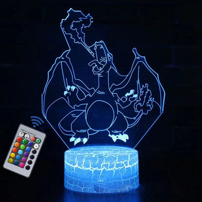 Pokémon 3D LED Base Color Changing Luminaria - Dabfavshop