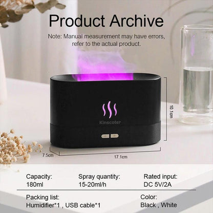 Led Essential Oil Aroma Air Humidifier Ultrasonic Cool Mist Fogger - Dabfavshop