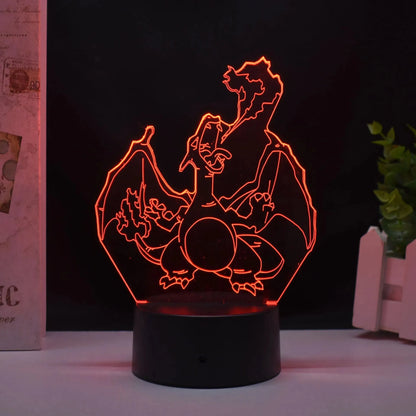 Pokémon 3D LED Base Color Changing Luminaria - Dabfavshop