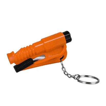 Mini Safety Hammer Car Emergency Rescue Kit Key Chain Knife Life Saving Seat Belt Cutter Window Breaker Glass Dabfavshop