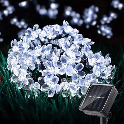 Solar Powered Flower Garland LED String Lights - Dabfavshop