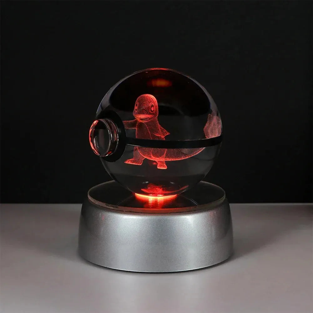 Pokemon 3D Crystal Ball LED Night Light - Dabfavshop