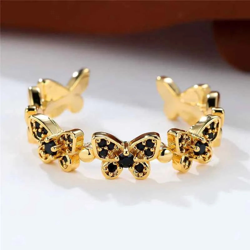 Butterfly Adjustable Ring