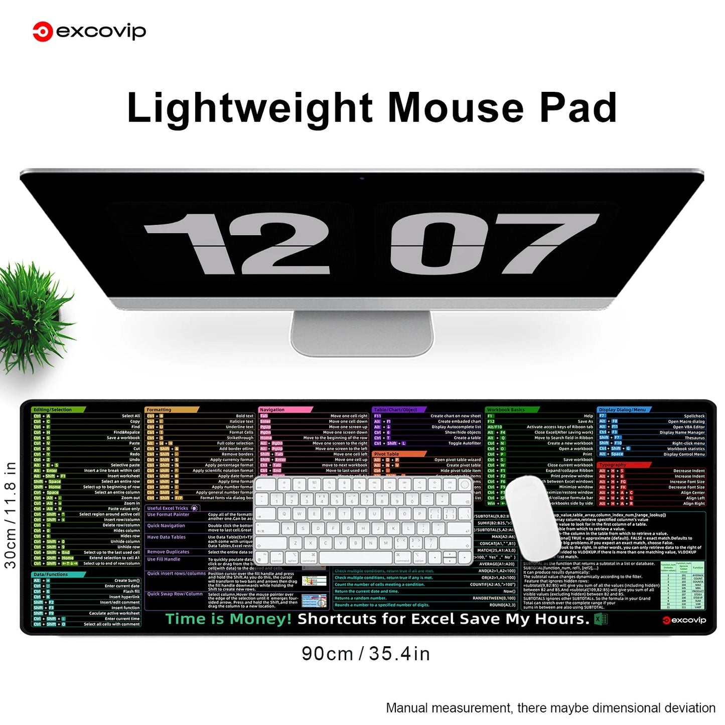 ExcelMaster Mat – Shortcut Your Workflow! Dabfavshop