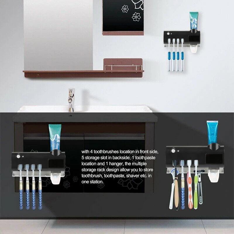 Solar Wall-Mounted Toothbrush Holder - Dabfavshop