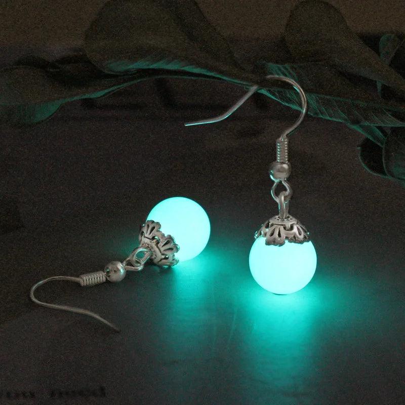 Glow In The Dark Ghost In Bottle Earrings - Dabfavshop