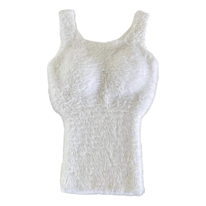 Plush Warm Wool Tank Tops Dabfavshop