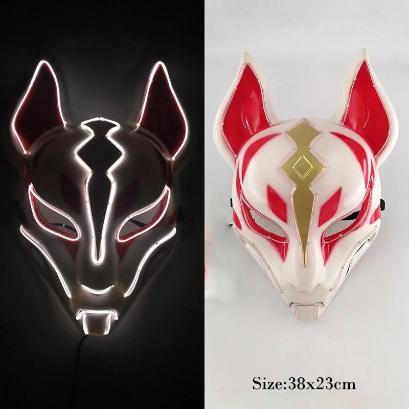 LED Luminous Fox Mask - Halloween Party Must-Have! - Dabfavshop