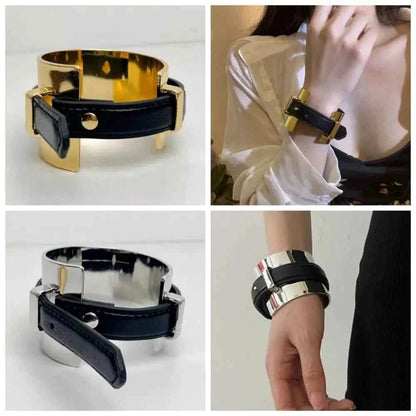 Metal Bangle Golden Wrist Jewelry Belt