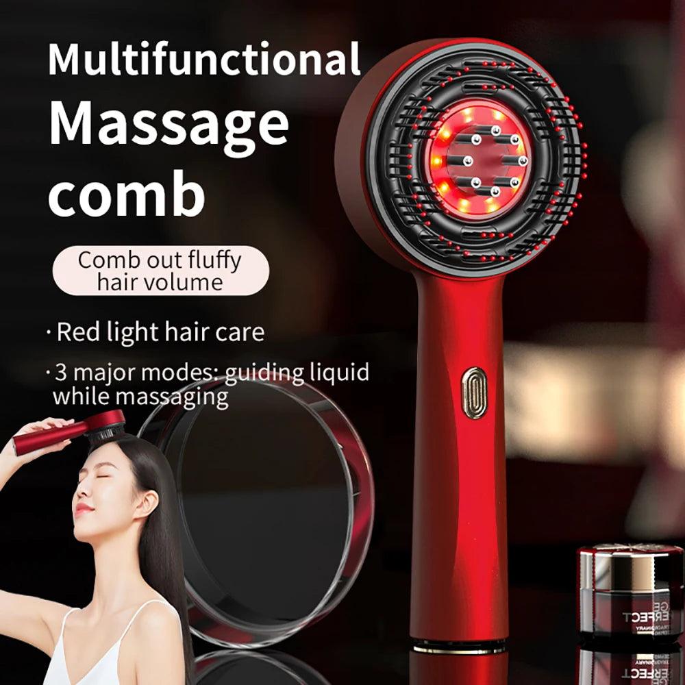 Electric Vibration Massage Comb Red Light Therapy - Dabfavshop