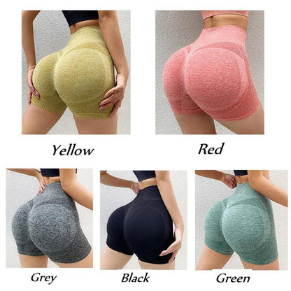 Women Yoga Shorts High Waist Sportswear - Dabfavshop