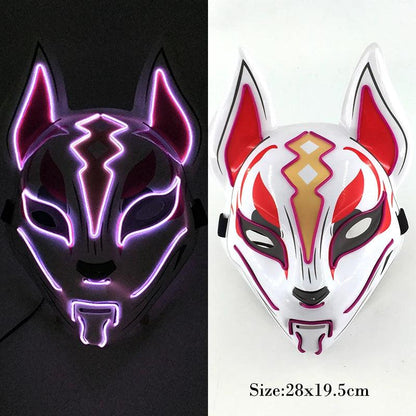 LED Luminous Fox Mask - Halloween Party Must-Have! - Dabfavshop