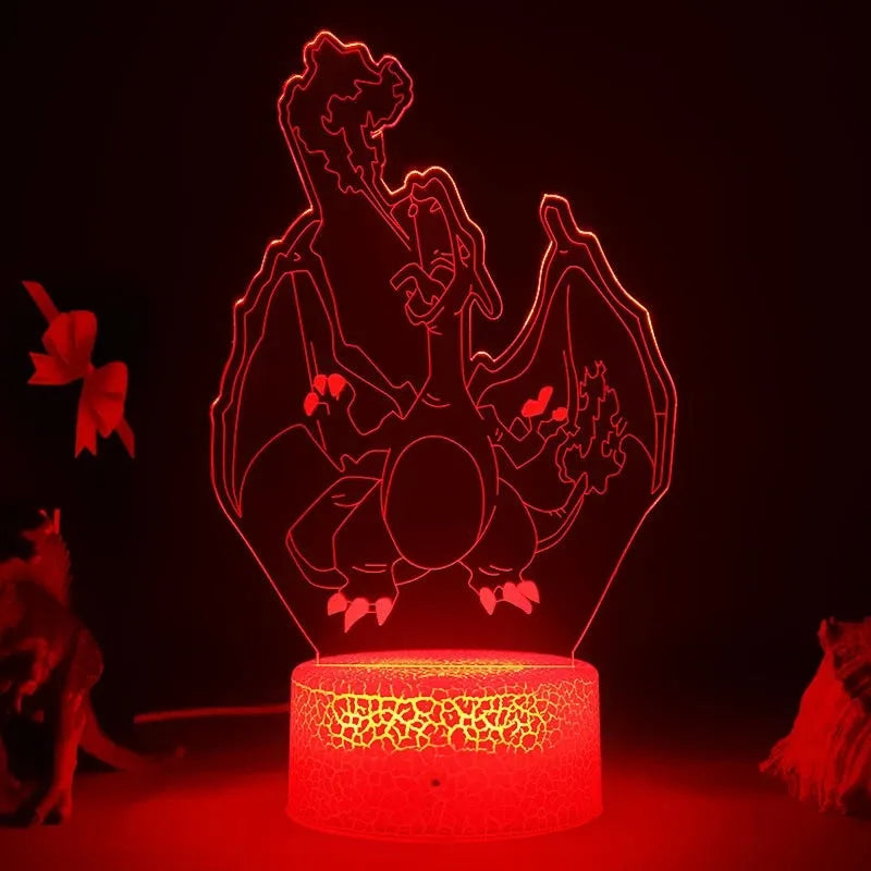 Pokémon 3D LED Base Color Changing Luminaria - Dabfavshop