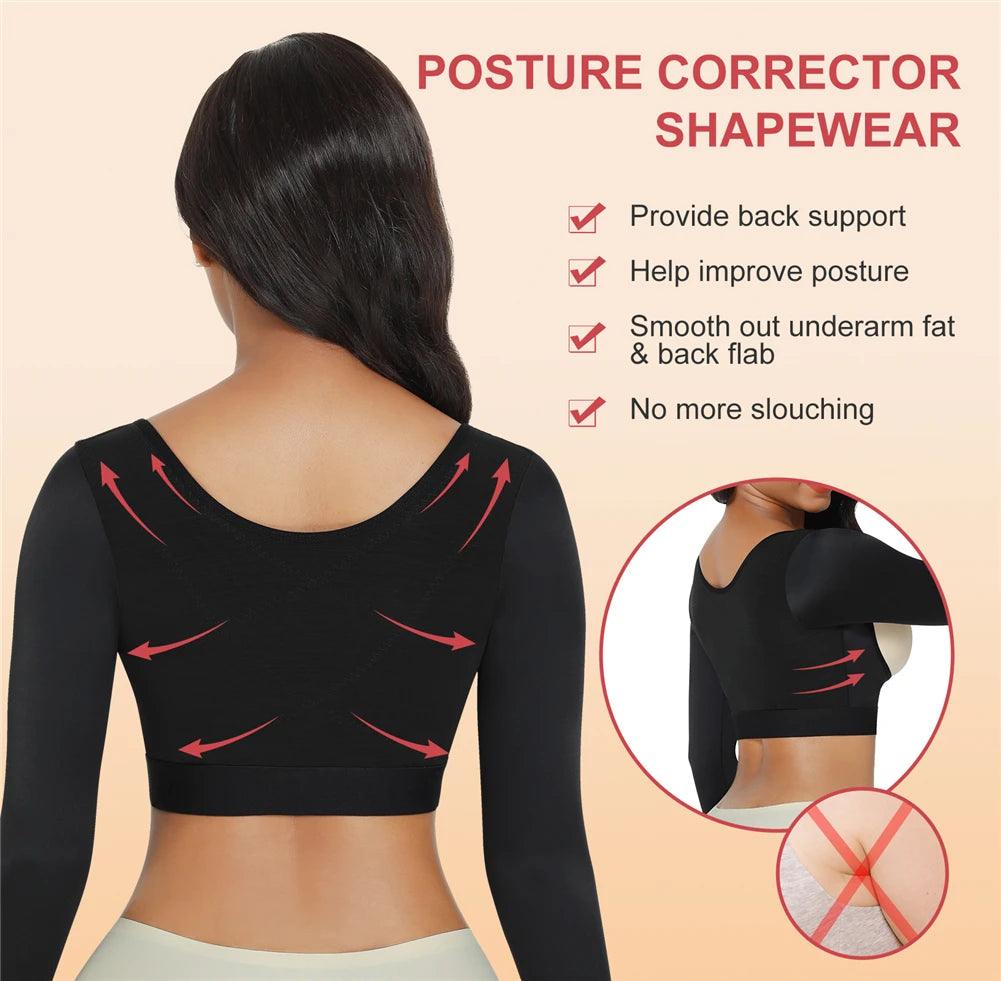 Fajas Colombianas Posture Corrector Compression Sleeves Shapewear - Dabfavshop