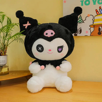 Sanrio Dark Devil Kuromi Doll Plush Toy 25/50cm - Dabfavshop