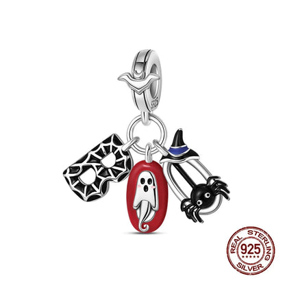 Halloween Luminous Charms Bead 925 Sterling Silver Dabfavshop