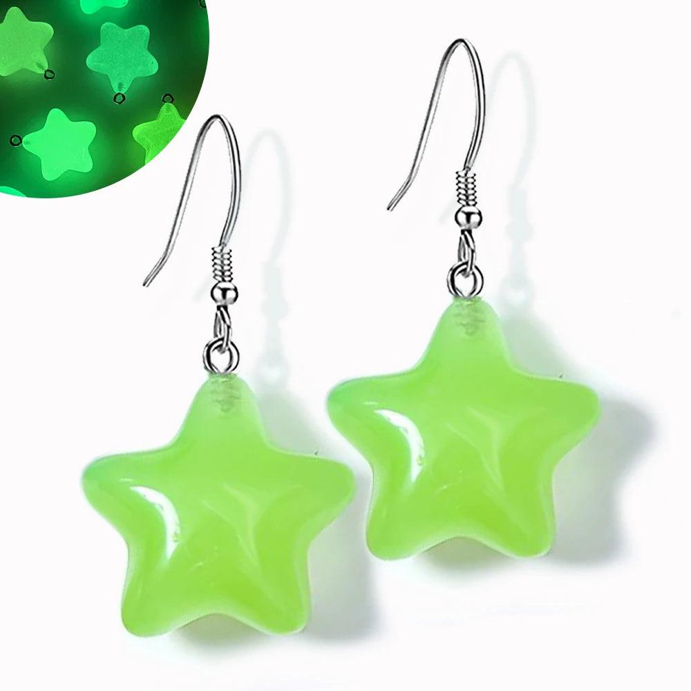 Glow In The Dark Ghost In Bottle Earrings - Dabfavshop