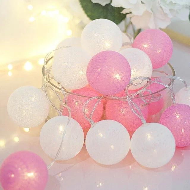 LED Cotton Ball Fairy Lights - Dabfavshop