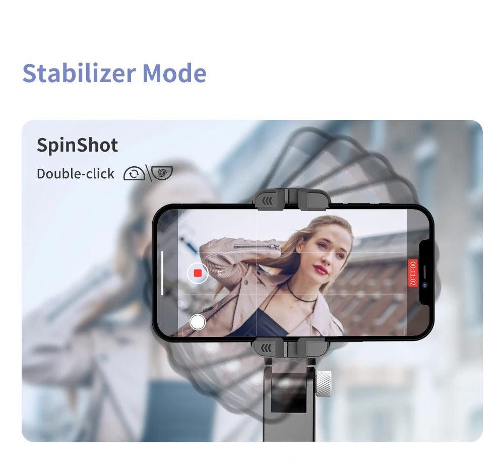 360 Rotation Following Shooting Mode Selfie Stick Tripod For Iphone - Dabfavshop