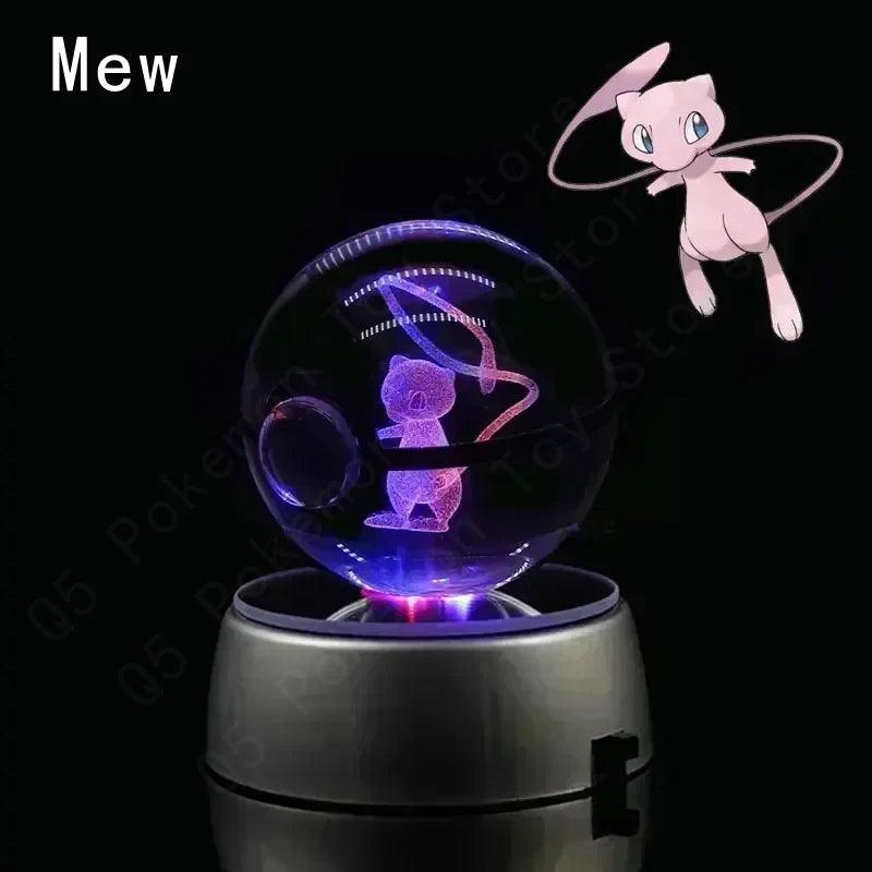 Pokémon Multi Color LED 3D Crystal Balls Collectible - Dabfavshop