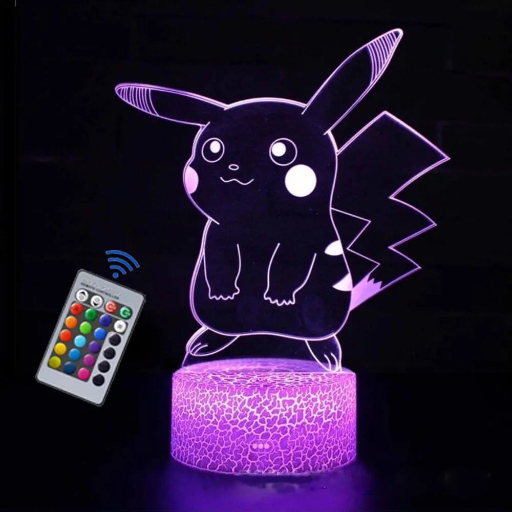 Pokémon 3D LED Base Color Changing Luminaria - Dabfavshop