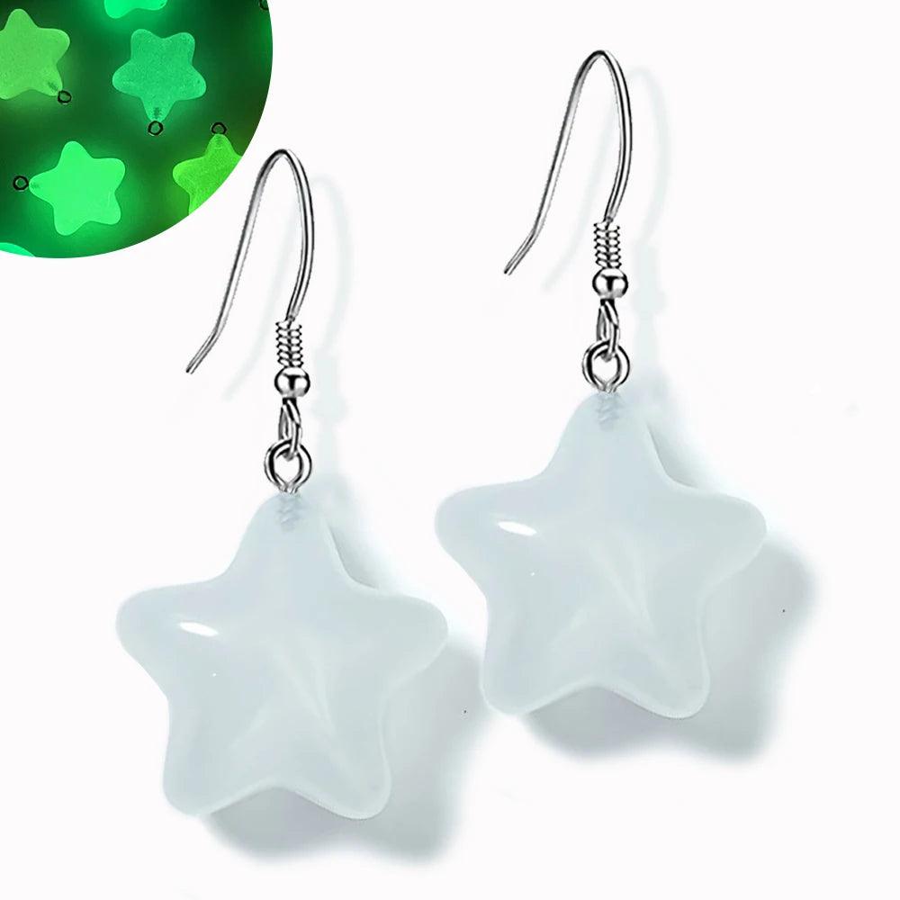 Glow In The Dark Ghost In Bottle Earrings - Dabfavshop