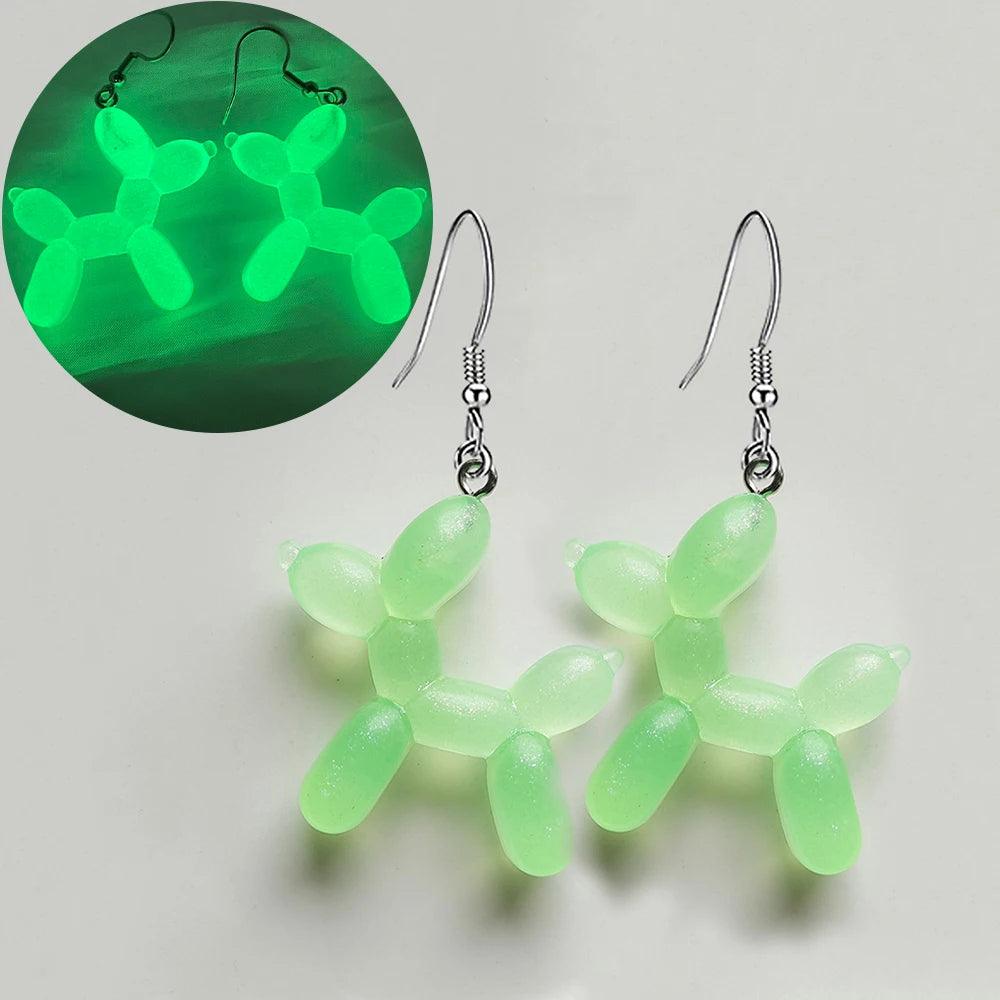 Glow In The Dark Ghost In Bottle Earrings - Dabfavshop