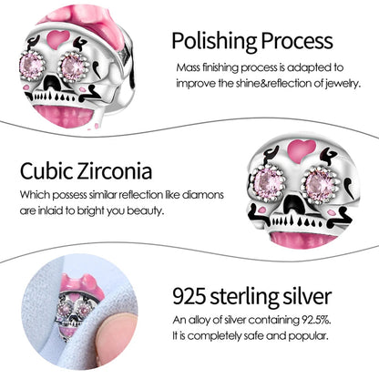 Glow in Skull And Pumpkin Charms Beads Fit 3mm Original Bracelet Dabfavshop