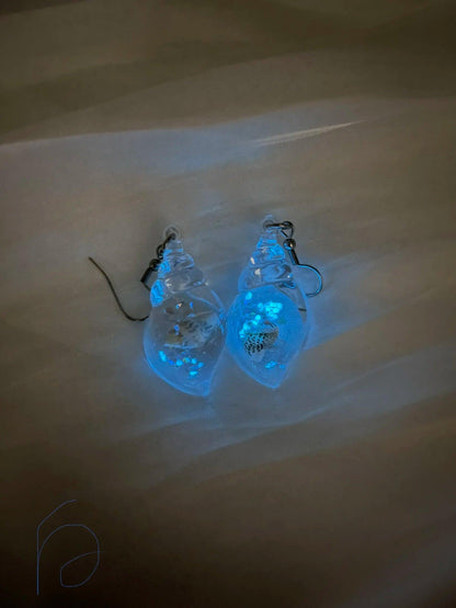 Glow In The Dark Ghost In Bottle Earrings - Dabfavshop