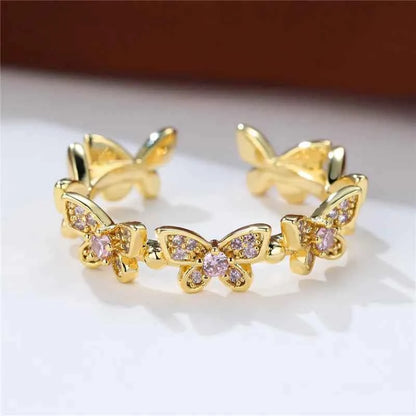 Butterfly Adjustable Ring