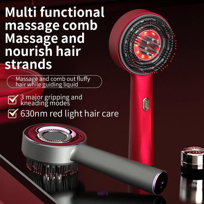 Electric Vibration Massage Comb Red Light Therapy - Dabfavshop