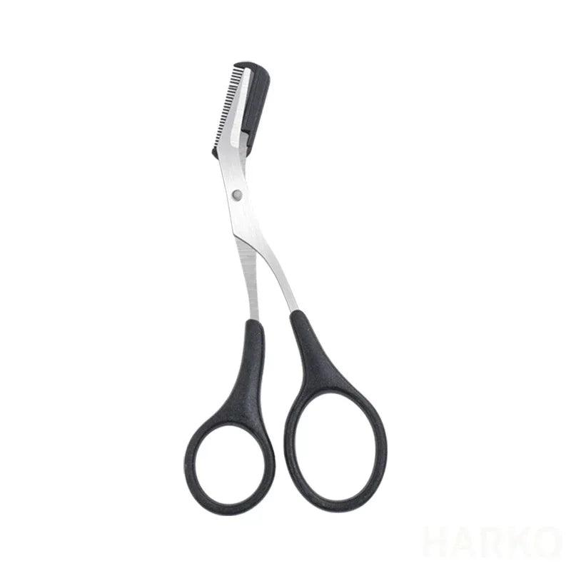 Stainless Steel Eyebrow Trimmer Scissors - Dabfavshop