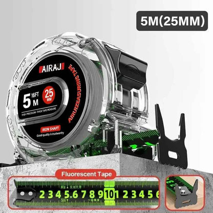 Fluorescent Tape Measure Waterproof Wear-Resistant Multipurpose Woodworking