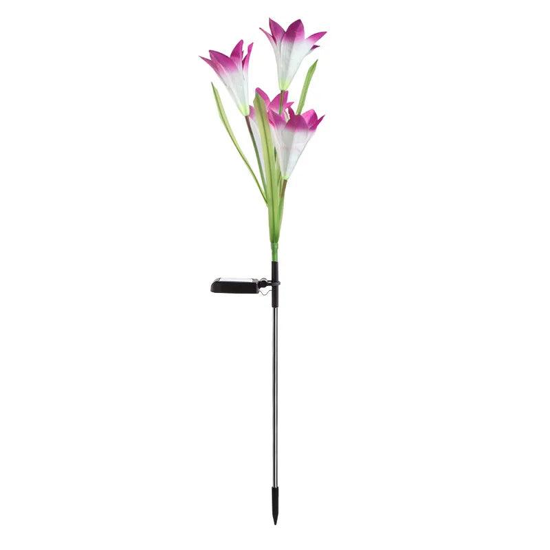 Outdoor Solar Garden Led Light Multi-Color Changing Lily - Dabfavshop