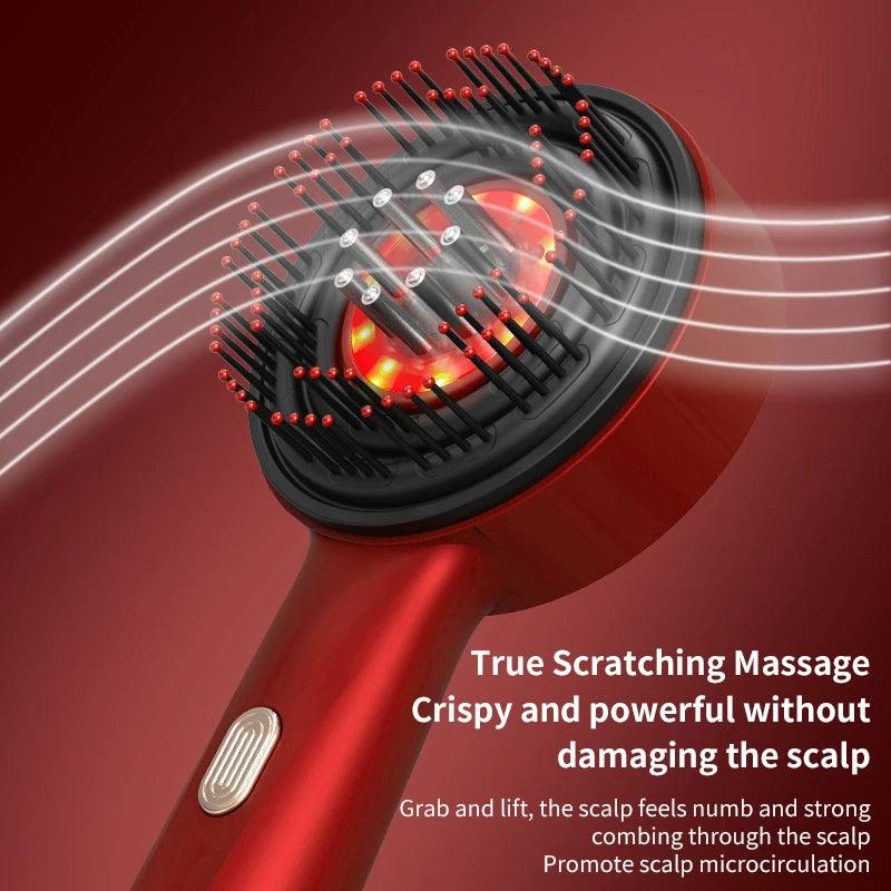 Electric Vibration Massage Comb Red Light Therapy - Dabfavshop