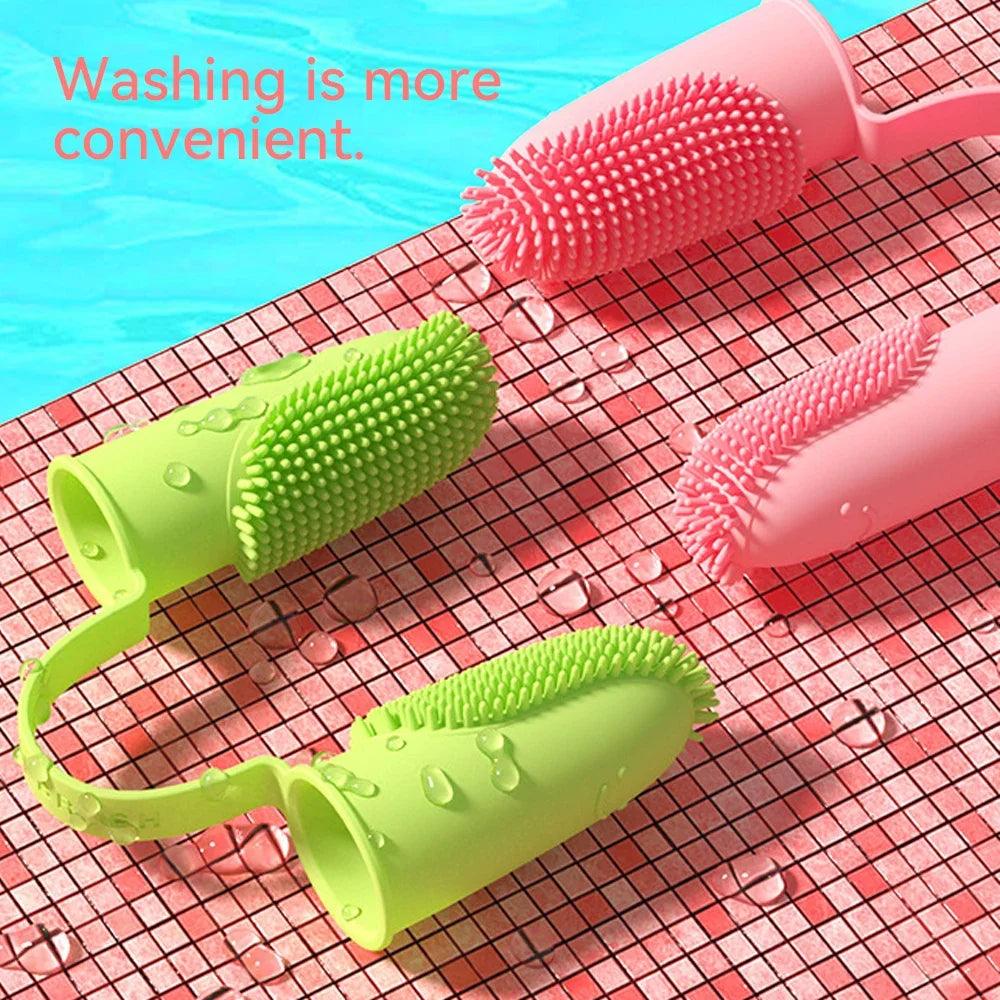 Silicone Super Soft Finger Toothbrush For Dog - Dabfavshop