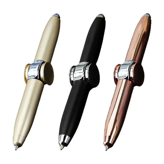 Ball Pen Fidget Spinner Ballpoint Spin Pen Twirling LED Dabfavshop