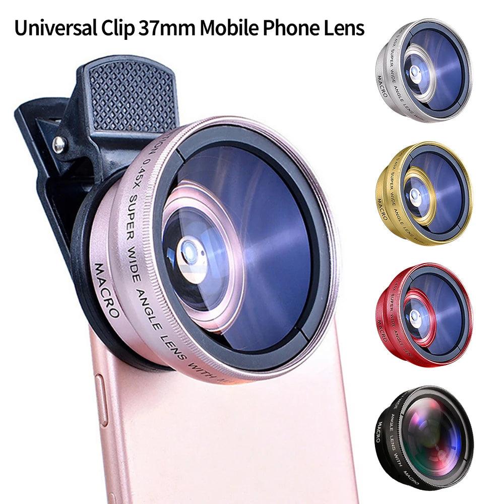 USLION 2 in 1 Phone Lens .45x Ultra Wide Angle - Dabfavshop