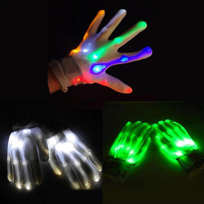 LED Glow Performance Gloves 7 Colors - Dabfavshop