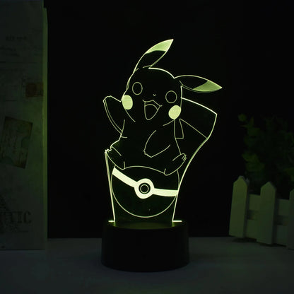 Pokémon 3D LED Base Color Changing Luminaria - Dabfavshop