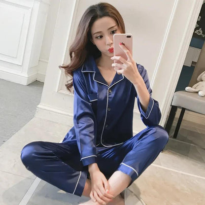 3X - 5X Womens Silk Pajamas - Dabfavshop