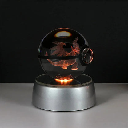 Pokemon 3D Crystal Ball LED Night Light - Dabfavshop