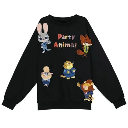 Disney Zootopia Black Hoodies - Dabfavshop